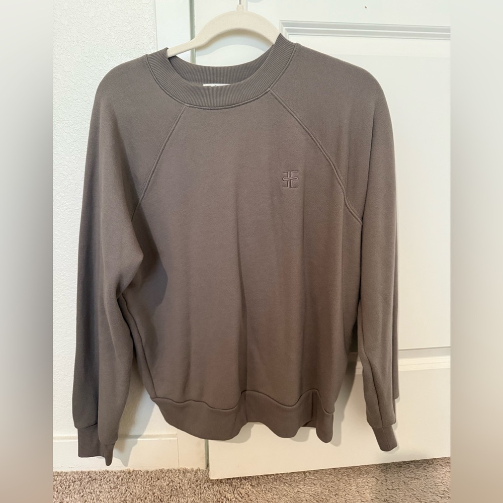 Eterne terry shrunken crewneck